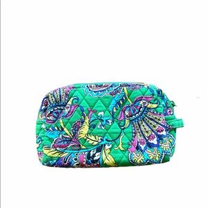 Vera Bradley Makeup Clutch Bag Emerald Paisley